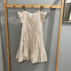 Cat and jack cap sleeve dress with tier ruffles